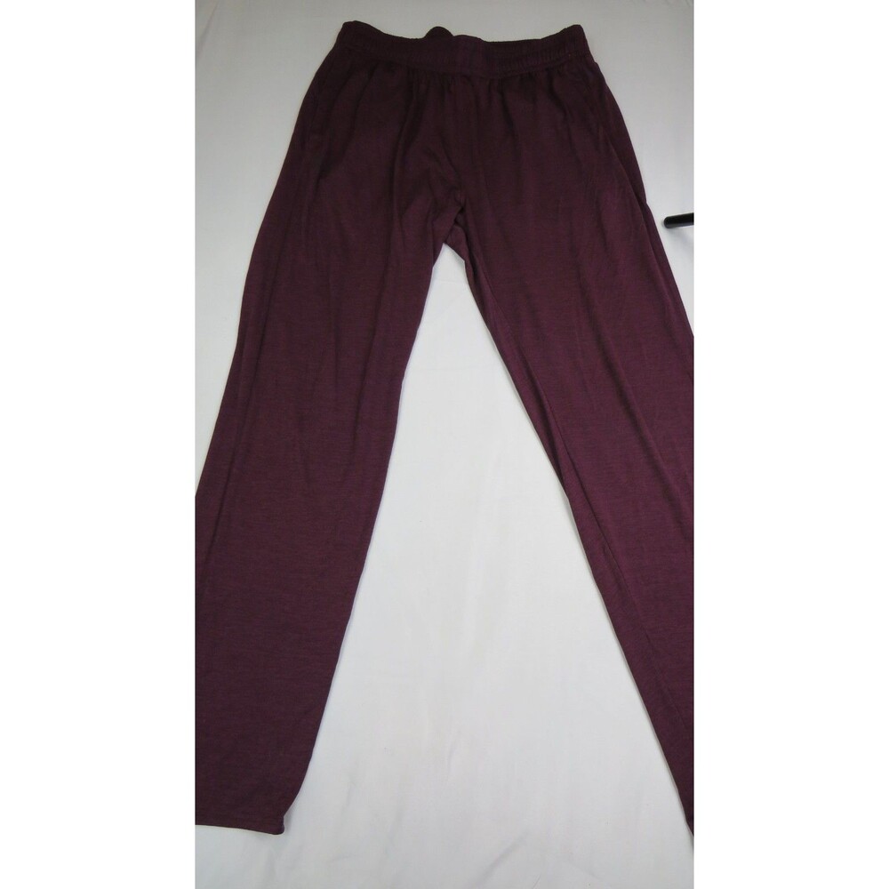 Under Armour Maroon Tech Pants Size L Lightweight Sweatpants Loose Fit Pocket